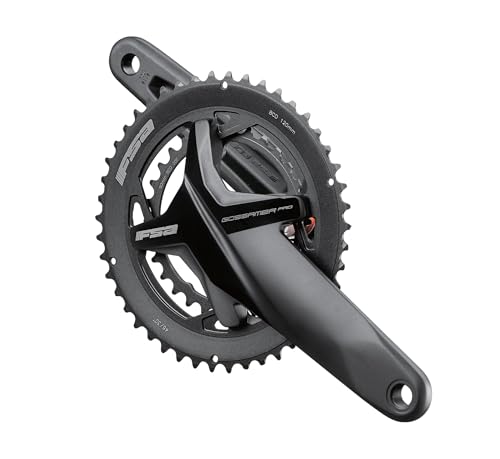 FSA Full Speed Ahead Gossamer Pro 2X Crankset 32/48T 170mm 110/130BCD 34T 44.5mm Hollowtech II Black