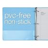 Cardinal 3 Ring Binders, Binders for School and Office, Durable 1.5 Inch, Round Rings, Holds 350 Sheets, ClearVue Presentation View, Non-Stick, Assorted Pastel Colors, 4 Pack (79552)