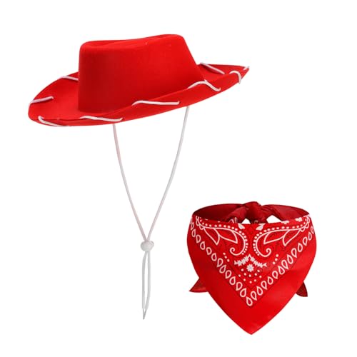 Disfraz de vaquera para niña con vestido de lentejuelas y sombrero miniatura 3