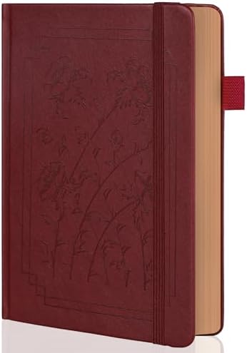 Carnet de notes à pois A5, papier épais 160 g/m², couverture rigi...