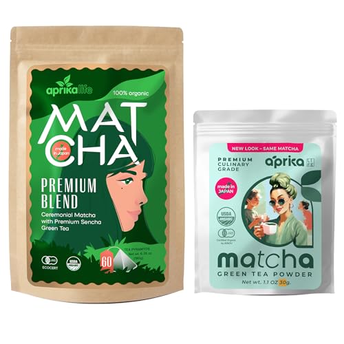 Té Matcha japonés premium 30g + 60 saquitos