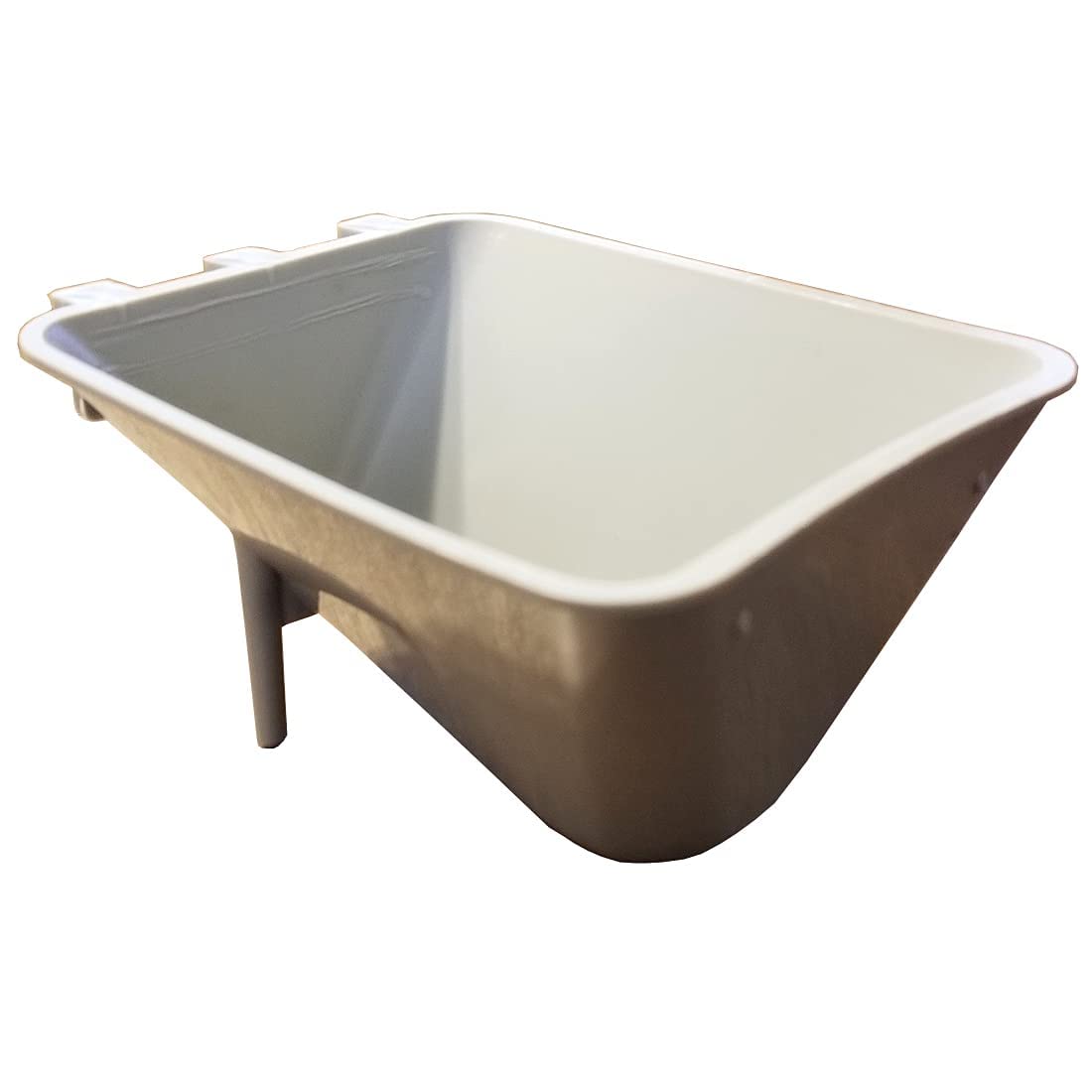 Pinnon Hatch Farms Cage Cups 1/2 pint / 8 fl oz Hanging Feed & Water Surfeed V-Cup Cage Cups (8, Gray)