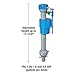 Danco HFX320 HydroFix Toilet Repair Kit for 3-inch Flush Valve Toilets, Fix Running, Noisy, and Leaky Toilets
