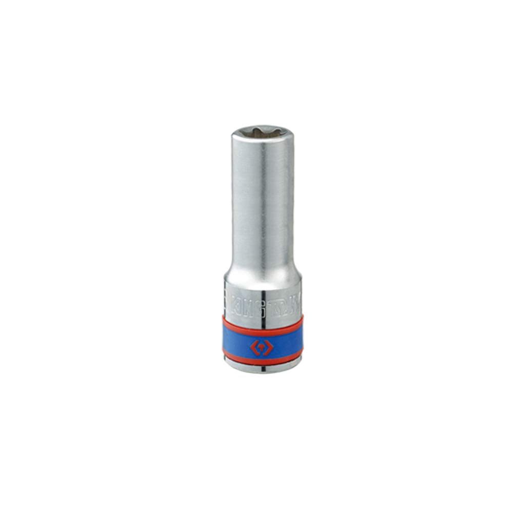 KING TONY 427516M E16 Torx Head Star Deep Socket, 1/2-inch, Multi