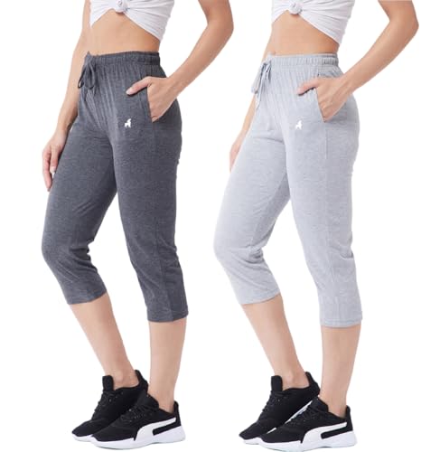 Image of Modeve Women Solid Cotton Blend Capri for summer|| Summer Wear