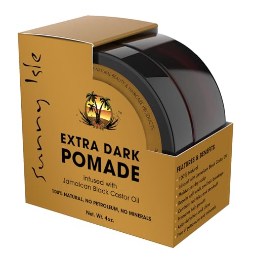 Sunny Isle Extra Dark Jamaican Black Castor Oil Hair Food Pomade - Moisturizes, Fights Dandruff,...