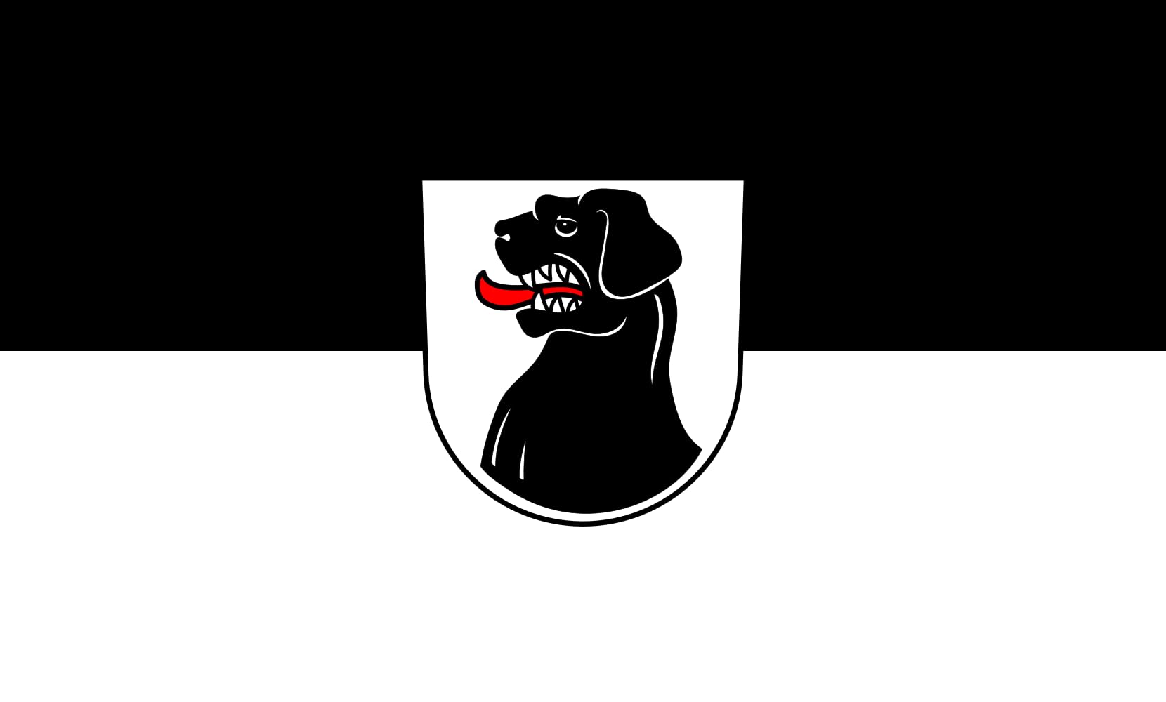 Drapeau Mögglingen grand format 1.35m² aux finitions renforcées durables