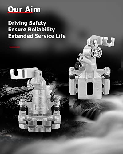 Image of cciyu 19-B2069 19-B2068 Rear Left & Right Brake Calipers Assembly w /Bracket 2004-2008 For Acura For TSX,1998-2007 For Honda For Accord