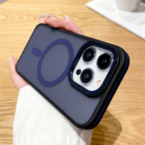 Coque iPhone 14 Pro antichoc armure dure bleu marine de luxe