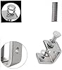 Hozzwhoo Stainless Steel C Clamps Mini 16-30Mm for Mounting, Heavy Duty Woodworking U Clamp Set Tiger Clamp Tools with Stable Wide Jaw Opening & Protective Pads for Welding/Carpenter(2Pcs) #3