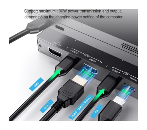 Commutateur vidéo Type-C pour moniteur d'ordinateur et double espace de travail