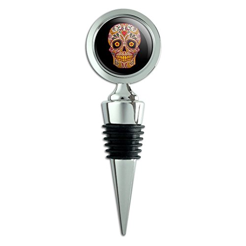 Skull Day of the Dead Southwestern Wine Bottle Stopper