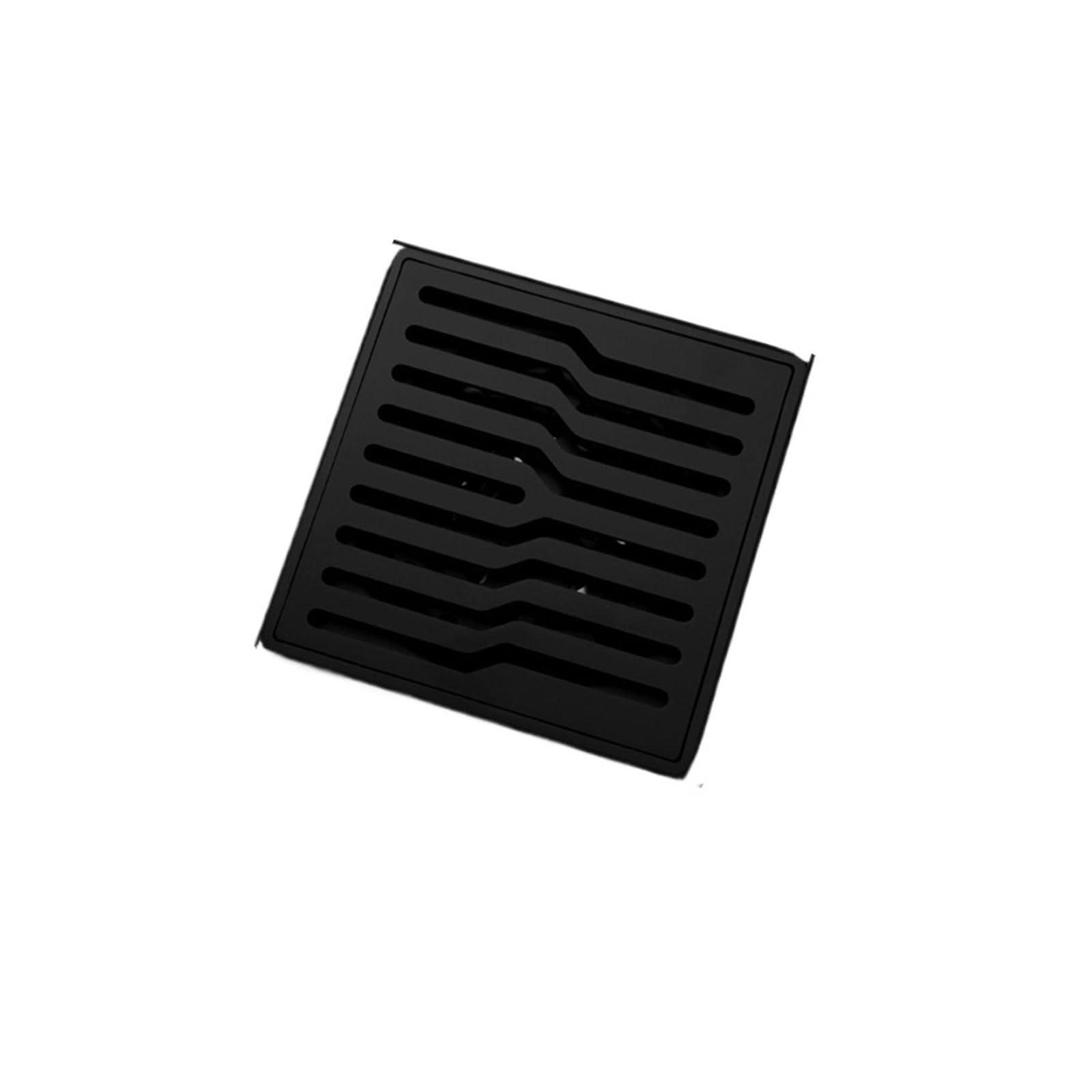 1PCS Brushed Gold Square Stainless Steel Floor Drain For Shower Washing Machine(Matt Black)