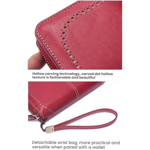 Civilizek/Beyonddraw Women's Fashion Zipper Wallet, Large Capacity Long Purse With Multiple Card Slots, Elegant Design (Color-G) 6