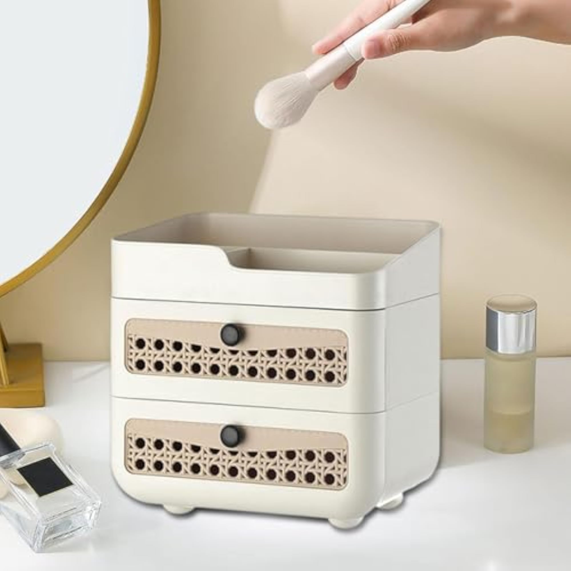 Makeup Organizer Portable Large Capacity Storage Holder