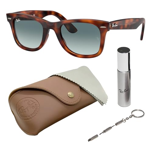 Image of Ray-Ban RB4340 WAYFARER EASE Square Shaped Sunglasses for Men & Women with Official RAYBAN Eyewear Kit