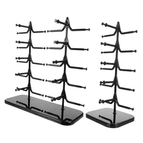 2個 メガネフレーム 眼鏡 サングラス 多数 ダブル ホルダー 保有者