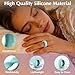 Vigamen 8 Pack Cover Compatible with RingConn Gen 2/Gen 2 Air/Gen 1,Anti Scratch Elastic Silicone Ring Protector for Working Out Women Men,M for 11/12/13/14(Color-B)
