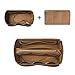 ZTUJO Purse Organizer Insert, Felt Bag Organizer with Metal Zipper, Handbag & Tote Shaper, For Speedy Neverfull Tote, 7 Sizes(Slender Medium, Silky Brown)