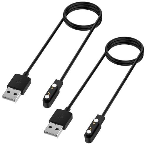 TenCloud 2Pack Charger Compatible with Xplora XGO 2(Not for XGO 3) Charging Cable Replacement Smartwatch Charger Intended for Xplora XGO 2 Charger Cord-60cm