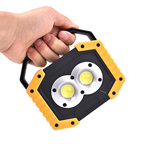 Preisvergleich Produktbild EFGS 15W LED Baustrahler, Wasserdicht Fluter, Werkstattlampen Strahler Flutlicht Scheinwerfer Außenstrahler für Arbeiten, Autoreparatur