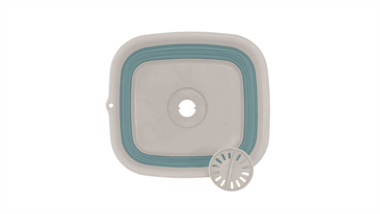 Outwell Collaps Waschschüssel mit Abfluss Classic Blue