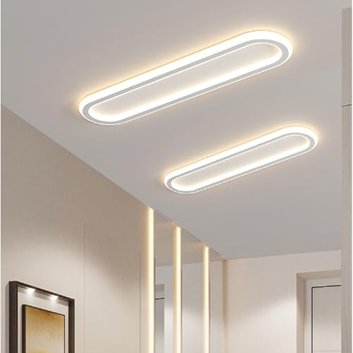 Plafonnier LED moderne dimmable de 100cm couleur or avec télécommande - 7