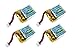 4-Pack of Lectron Pro 3.7 volt - 100mAh 20C Lipo Batteries for Estes Proto X / Syncro X Nano Quadcopter