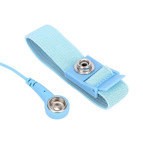 Image of Leadigol 5PCS Antistatic Wrist Strap,Adjustable ESD Wrist Band Reusable Anti Static ESD Wrist Strap Discharge Band