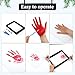 Suzile DIY Handprint Kit for New Parents - Mother's Day Father's Day Gifts,Baby Handprint Frame with 5 Acrylic Boards & 6 Colors Paint,Family Keepsake Craft for First-time Moms Dads(Black)
