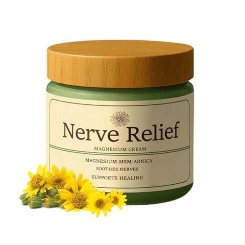 DYALE Nerve Relief Magnesium Cream Magnesium Lotion with Arnica and MSM for Muscle Relaxation Soothing Relief & Relaxation Deep Hydration (1pc)