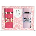 Lattafa Anniversary Edition – Pack Yara & Yara Candy Eau de Parfum (100 ml + 100 ml) | Fragancias Exclusivas para Mujer | Dulce, Floral y Sofisticado