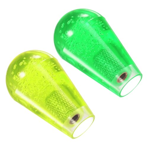 Tête de joystick ovale jaune et verte uxcell pour borne d'arcade