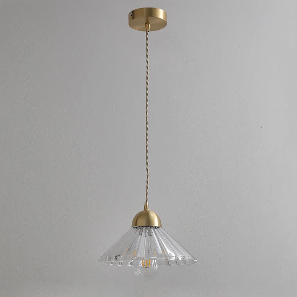Lámpara colgante nórdica minimalista de cristal dere para sala de estar