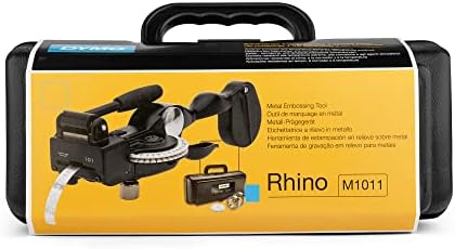 Amazon.com: DYMO - D101105 Rhino Labeller, 1011 Metal Tape ...