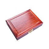 Rosenholz-Box: Die Box selbst ist ein Sammlerstück.Gewöhnliche Boxen werden bald verwendet werden, und sie müssen weggeworfen werden, wenn sie alt sind.Die Mahagoni-Box ist älter und wertvolle, geeignet für die Lagerung.