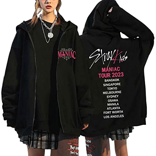 NCTCITY Hombre Mujer Sudaderas con Capucha KPOP Stray Kids Y2K E-Girl Hoodie con...