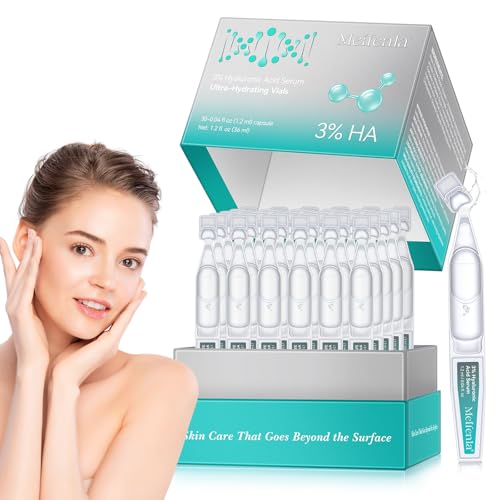 3% Hyaluronic Acid Serum for Face,Ultra-Hydrating Hyaluronic Acid...