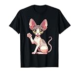 Photo Gallery simpatico gatto sphynx hand shake cat - sphynx cat lovers maglietta Photo Gallery simpatico gatto sphynx hand shake cat - sphynx cat lovers maglietta