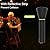 Patio Heater Covers with Reflective Strips, Waterproof, Dustproof,Fits for East Oak/Fire Sense/Hampton Bay Outdoor Garden Standing Heater, Black,89'' Height x 33" Dome x 19" Base