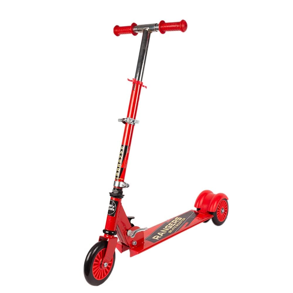 Kiddie castle Road Runner Kick Ranger Scooter with Adjustable Height and Back Breaks for Kids