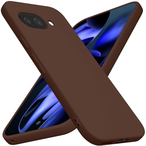 Image of X-level for Google Pixel 9A Case Slim Fit Soft Flexible TPU Ultra-Thin Grip Matte Finish Coating Phone Back Cover, Light Shockproof Protective Pixel 9A Phone Case for Women Men-Brown