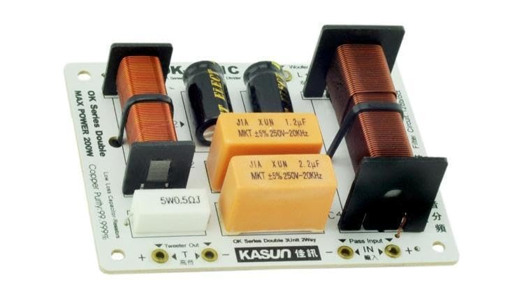Generic 2X 200W Double Woofer Speaker Frequency Divider Audio Crossover Filter OK-6801C