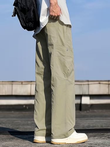 Image of Lymio Cargo for Men || Cotton Cargo Pant || Drawstring Waist Pant (Also Available in Plus Sizes) (145-148)