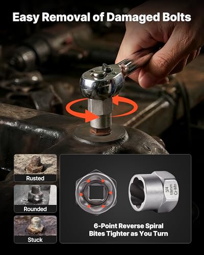 VEVOR 32-Piece Bolt Extractor Set