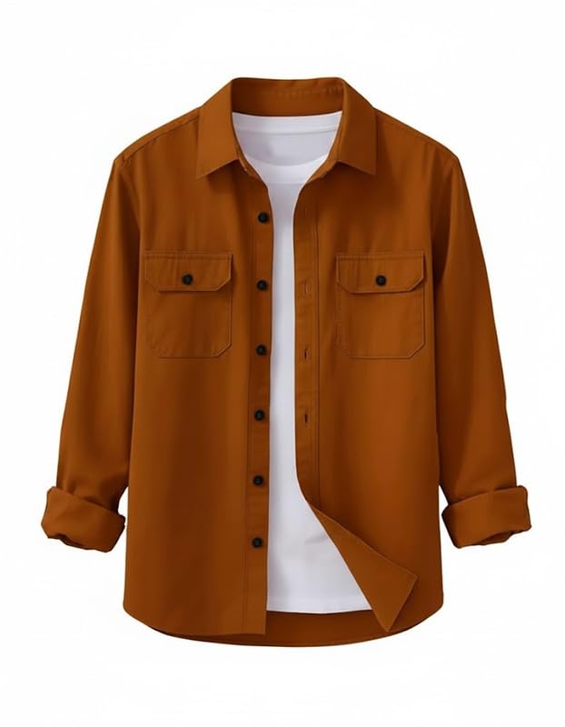 Men’s Stylish Cotton Blend Casual Shirt