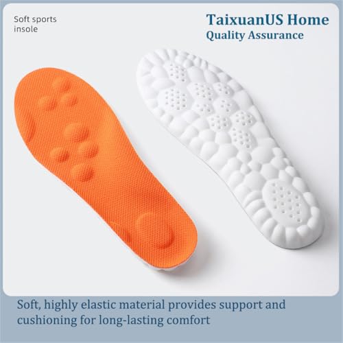 Image of Insoles for Men and Women Cloud Like Sole Inserts with Arch Support Memory Foam (US-Men-6.5-11)