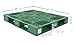 Vestil PLP2-4840-GREEN High Density Polyethylene Pallet 39-1/2 In. x 47-3/8 In. x 6 In. 8000 Lb. Capacity Green