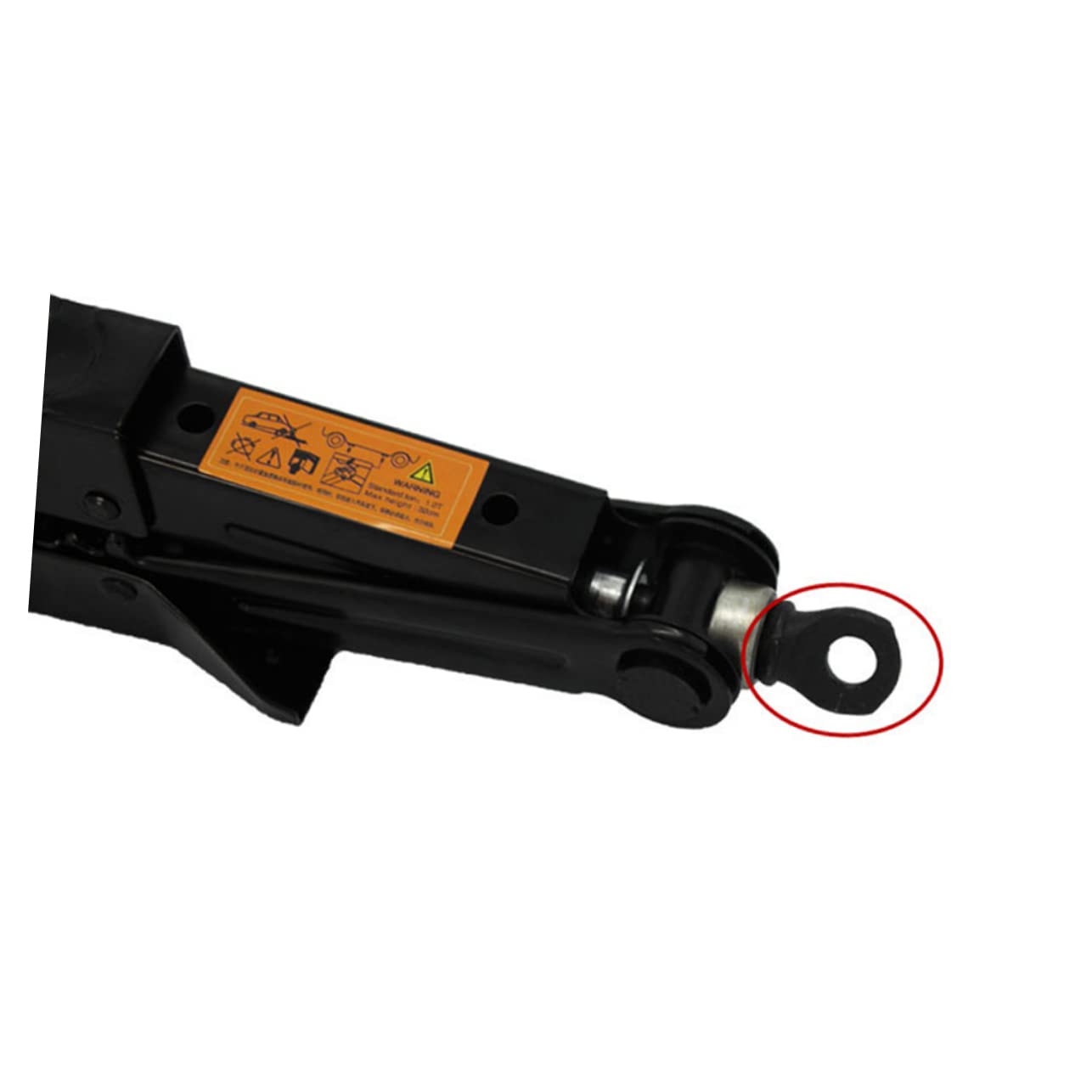 SUPVOX Maniglie per Cric a Forbice Pieghevoli in Metallo 2 Pezzi, Accessorio Facile per Cambiare Pneumatici Auto, Compatibile Cric per Auto in Natura