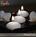 Hyoola Premium White Floating Candles 1.75 Inch - 3 Hour - 40 Pack - European Made